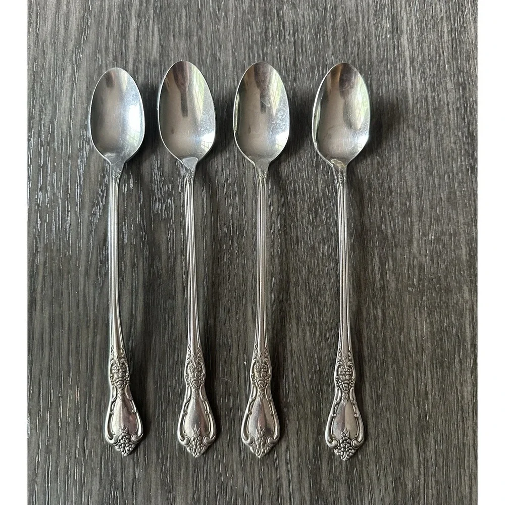 11 Oneida Distinction Deluxe Stainless HH Kennett Square Serving‎ Set Tea Spoons